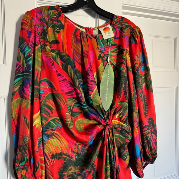 FARM Rio Jungle Cutout Midi Dress - Picture 10 of 11